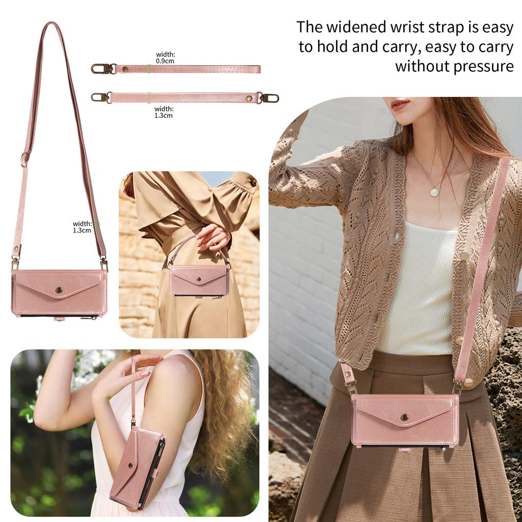 3 in 1 Detachable Cards Solt Flip Leather Case for Samsung S26 Ultra S25 S24 S23 A27 A17 A16 A26 for Magsafe Crossbody Bag Cover