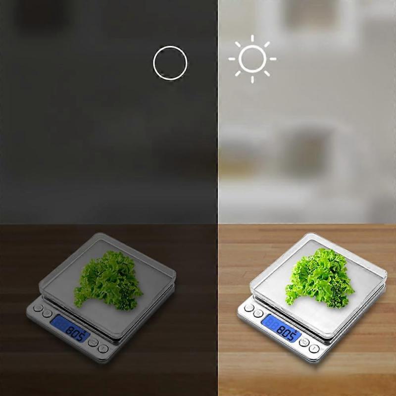 Digital Food Scale for the Kitchen, Stainless Steel Panel, 3KG 0.1 Gram LCD Accuracy