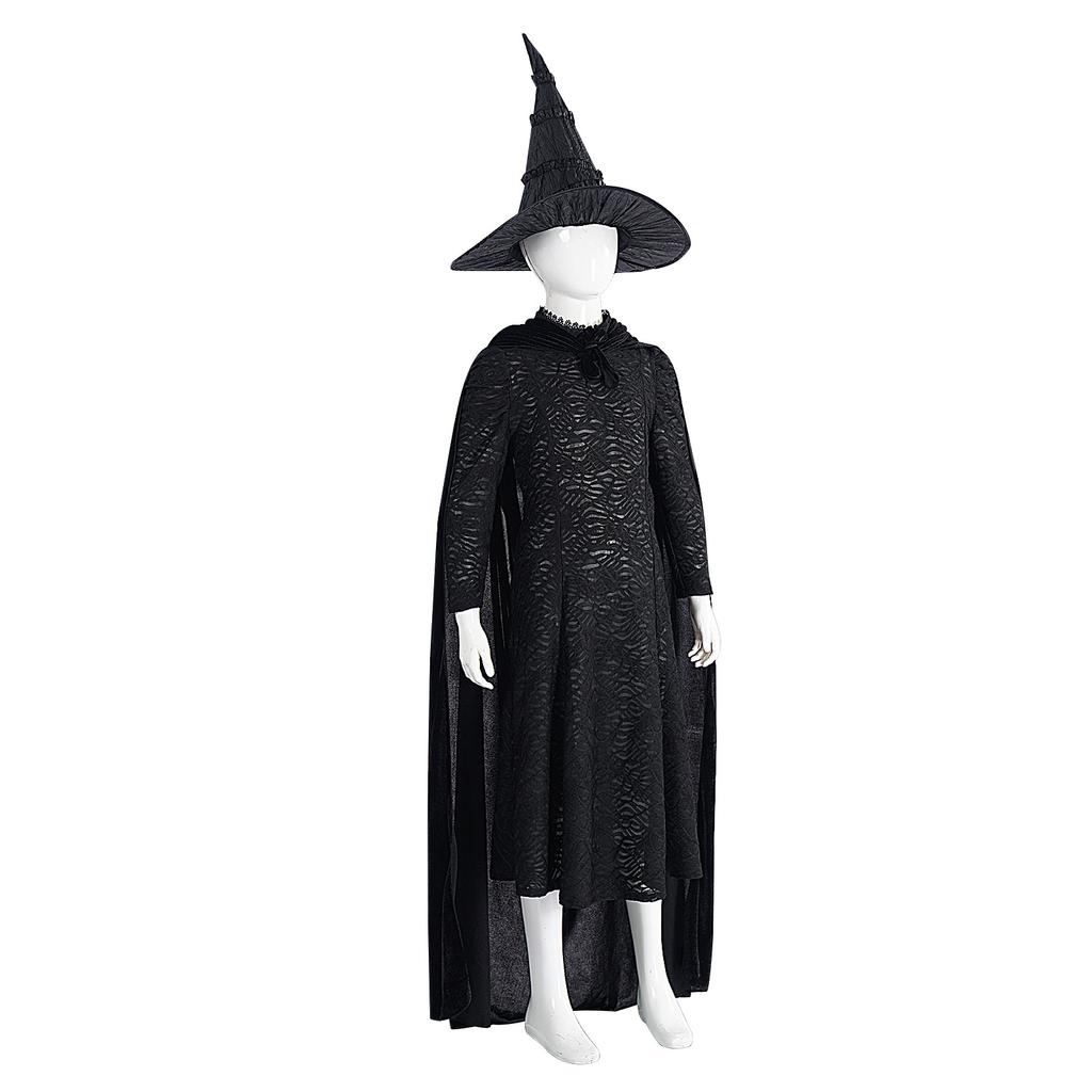 Cosplay Magic Bad Witch Aifuba cos suit Wizard Aifuba black magic robe set cosplay suit