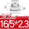 Stepped Timing Pulley 5M, 36 Teeth, T-Slot Width 16/21/27, Bore 5-25mm, BF Type.