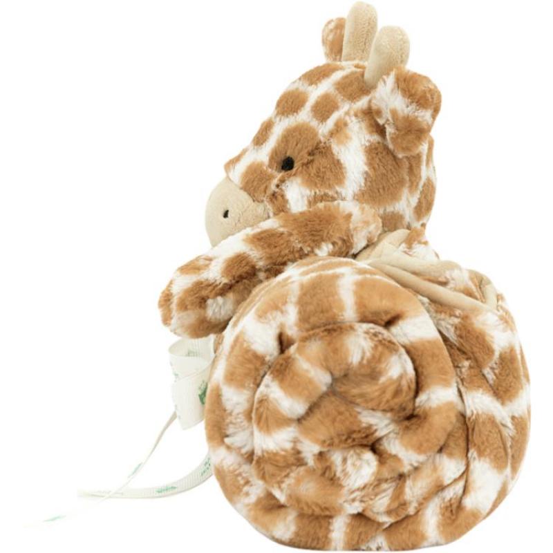 JELLYCAT Shy Series Giraffe Blanket Soft Comforting Blanket Doll Peripherals