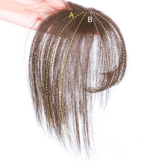 Talos Fashion 3D Air Fringe Ultradünnes, nahtloses Fake-Bang-Perücke-Haarverlängerungs-Haarteil