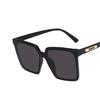 Rectangle Oversized Sunglasses Women Men Designer Transparent Gradient UV400 Big Frame Sun Glasses Eyewear
