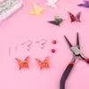 20pcs AB Double Color Butterfly Accessories DIY For Women Sweet Hair Ornament Rainbow Headwear Necklace Bracelet Jewelry Making