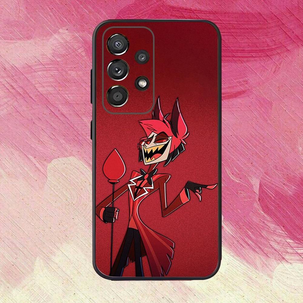H-Hazbin H-Hotel A-Alastor Phone Case For Samsung S25,S24,S21,S22,S23,S30,Ultra,S20,Plus,Fe,Soft Silicone Black Cover