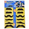 12Pcs/Set Men Black Fake Moustache Mustaches Funny Beard Party Halloween Costume