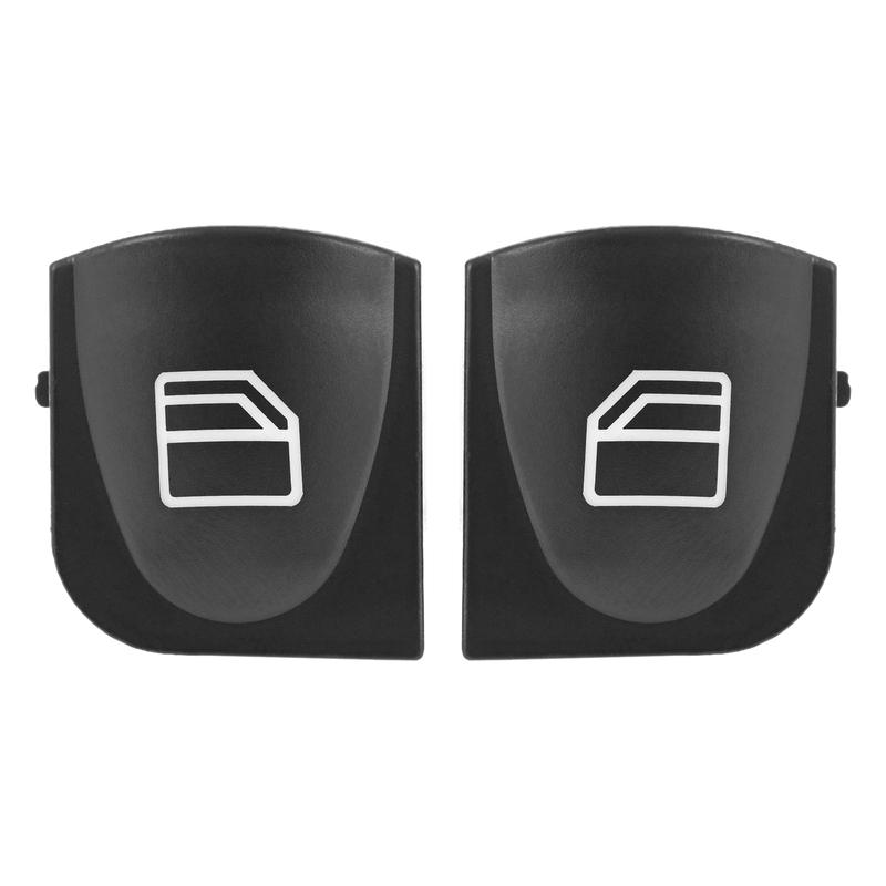 1Pair Window Switch Button Cover A2038210679 A2038200110,For Mercedes Benz C230 2005-2007/C280 C350 2006-2007/C55 /AMG 2004-2006