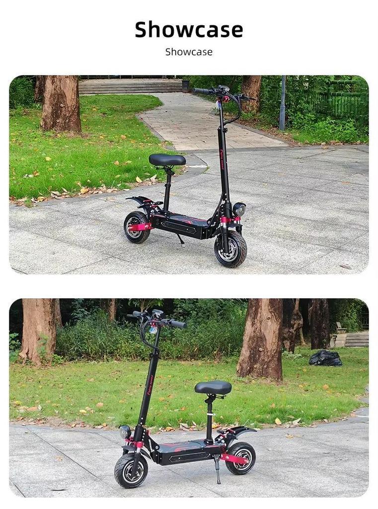 E-skútr BOYUEDA Q7Pro Max E-Scooter 3200W Duální motor 52V28AH Baterie Aktivace NFC Ovládání aplikací E-skútr Tiché pneumatiky Elektrický skútr