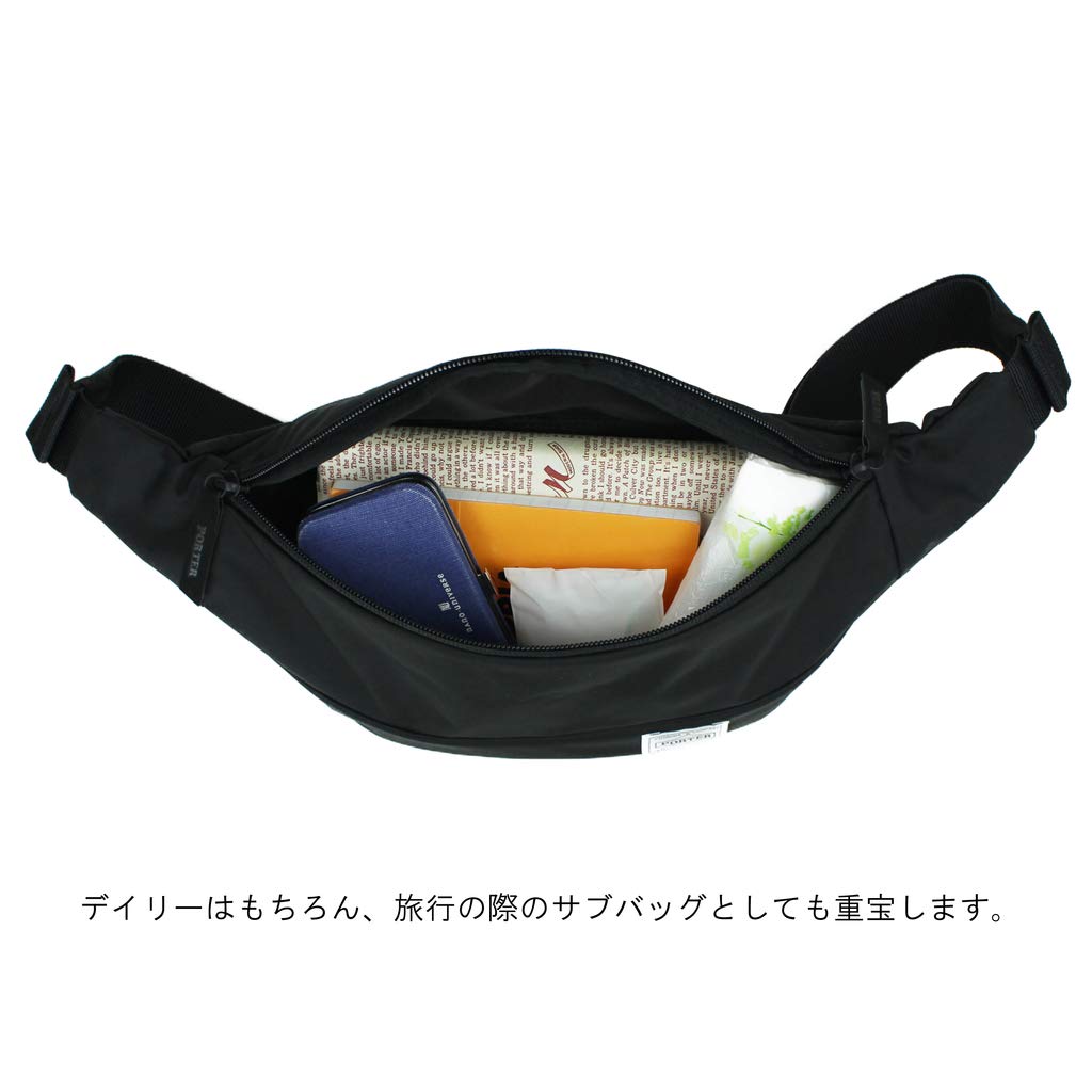 Porter Girl Mousse Waist Bag Navy (L) 751-18181