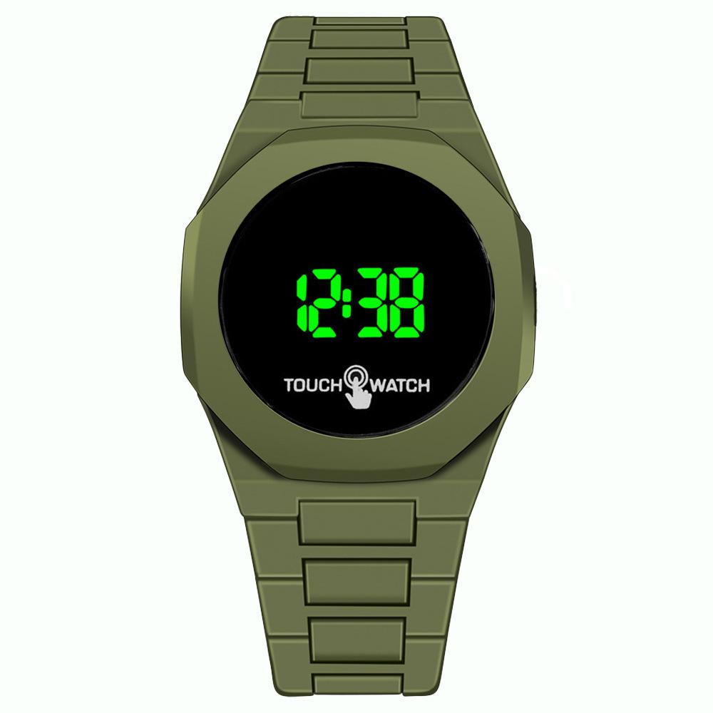 

Топ Роскошные Бизнес Часы Модные Цифровые Спортивные Часы Военные Часы Унисекс Наручные Часы зелёный