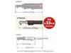 Kyoto Machine Tools KTC 9.5sq. Cordless Ratchet Wrench Set JTRE330L Japan