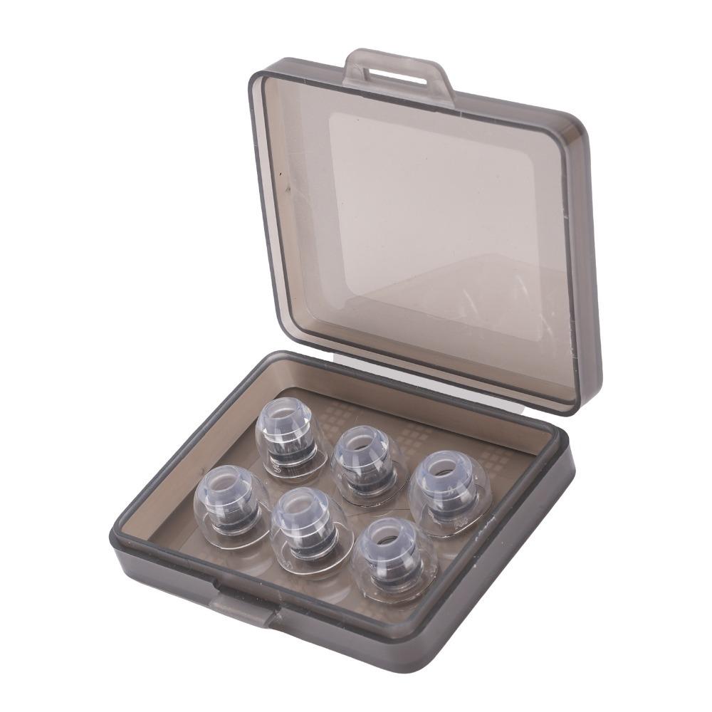 6PCS Including S / M / L Noise Isolation Earbuds Tips for 4.5mm to 6.5mm Earphone Home