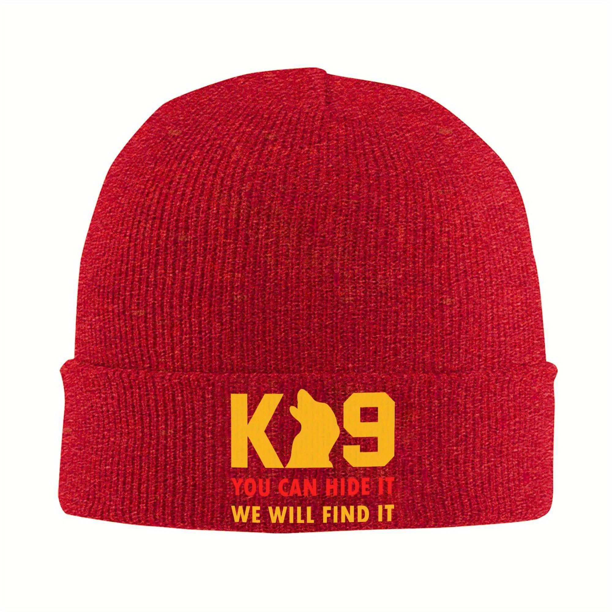 Custom Cool K Police Dog Bonnet Hats Hip Hop Knitted Hat For Unisex Women Winter Warm Skullies Beanies Caps