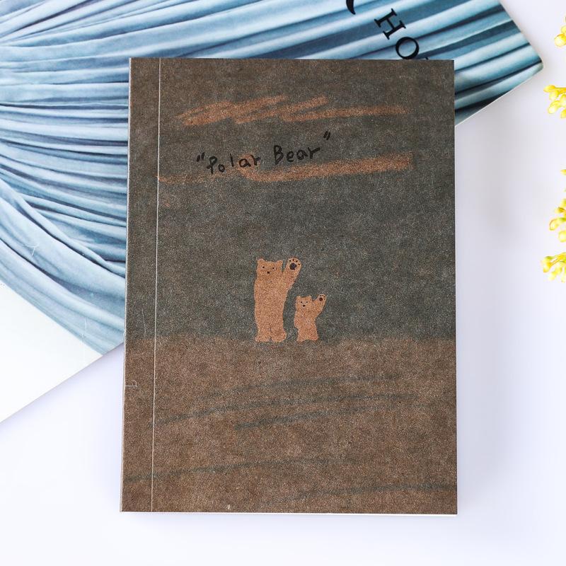 Portable Pocket Kraft Paper Dream Space Daily Blank Notebook Notepad 1pcs