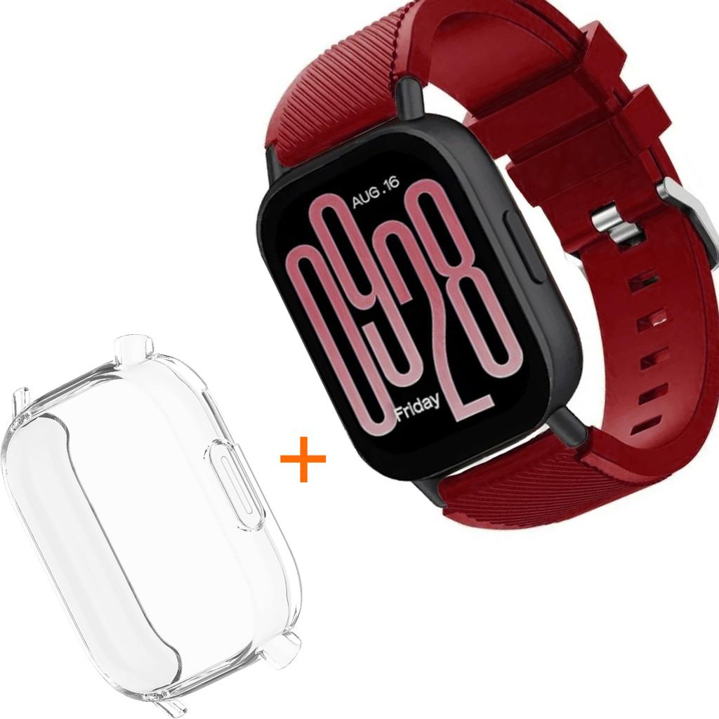 Silicone Strap With TPU Case For Xiaomi Redmi Watch 5 Active Lite Smart Watch Wrist Band And Case For Redmi Watch 5 Active Lite