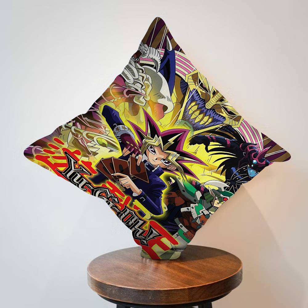 Amine Yu Gi Oh Classic Cushion Cover Car Throw Pillow Case For Sofa Car Christmas Gift 40X40Cm 45X45Cm