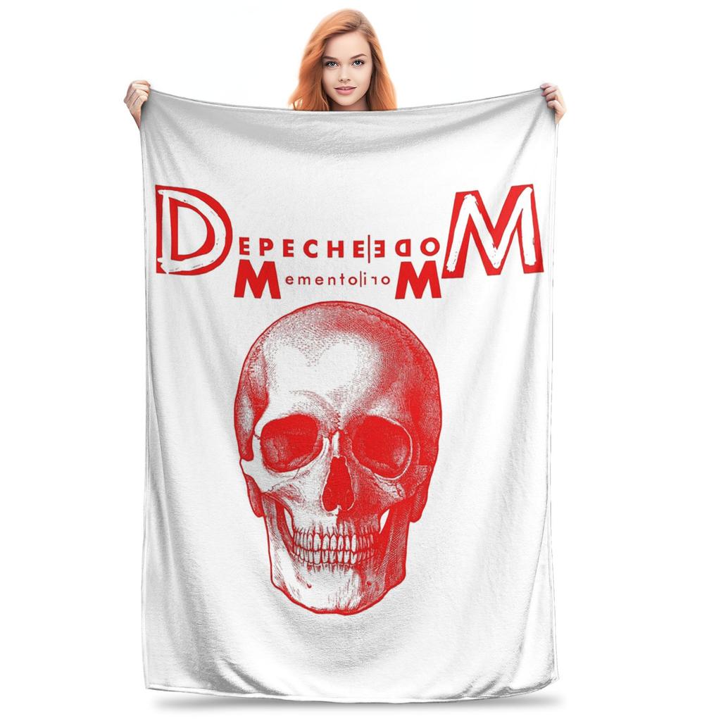 Depeche Cool Mode Heavy Metal Rock Band Decke Warme Fleece Sofa Überwurfdecke für Zuhause Schlafzimmer Outdoor Decken Tagesdecke Steppdecke