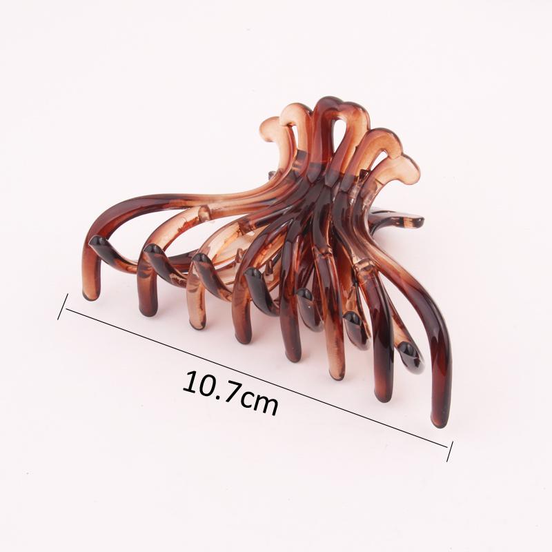 New Arrival Big Hair Claw Accessories Solid Clips for Hair Ponytail Holders Bathing Hairdress Good Quatliy Plastic Hairpins