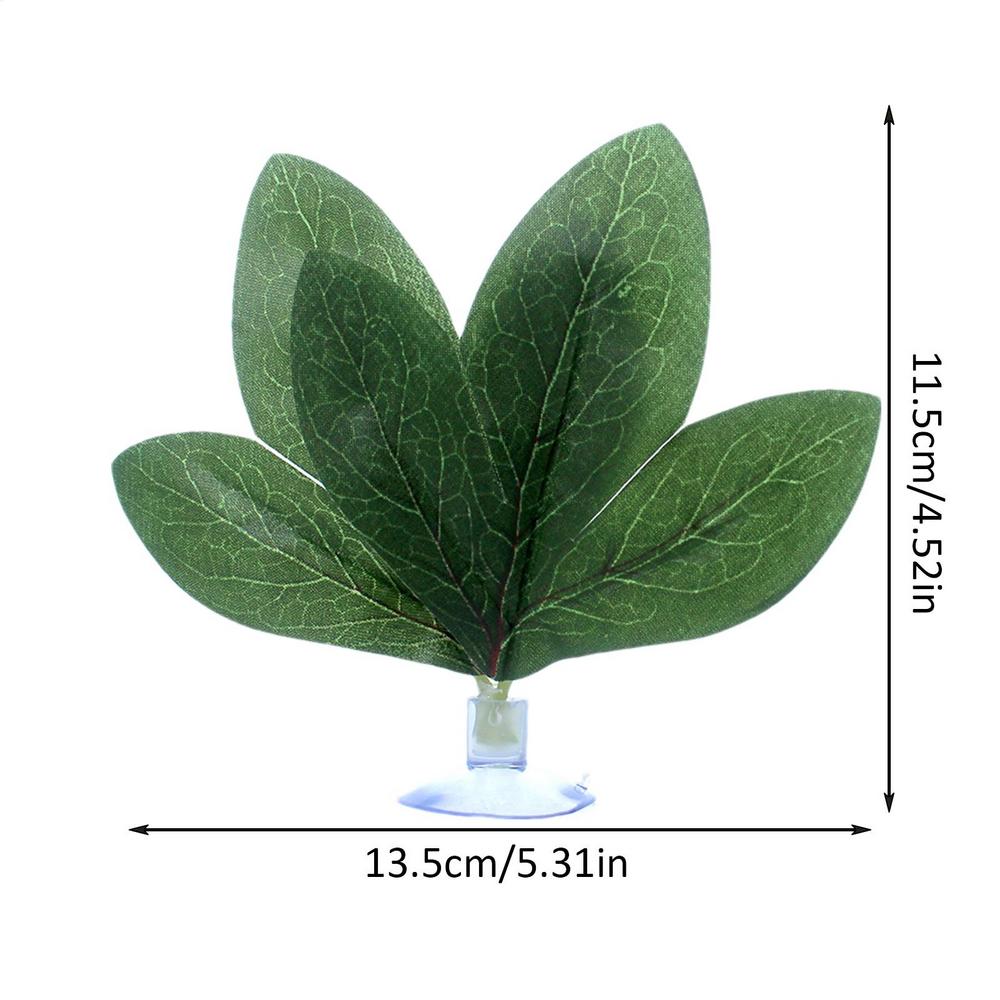1Pcs Aquarium Decoration Betta Fish Leaf Hammock Simulating The Natural Habitat for Betta Spawning Grounds Breeding Resting Bed