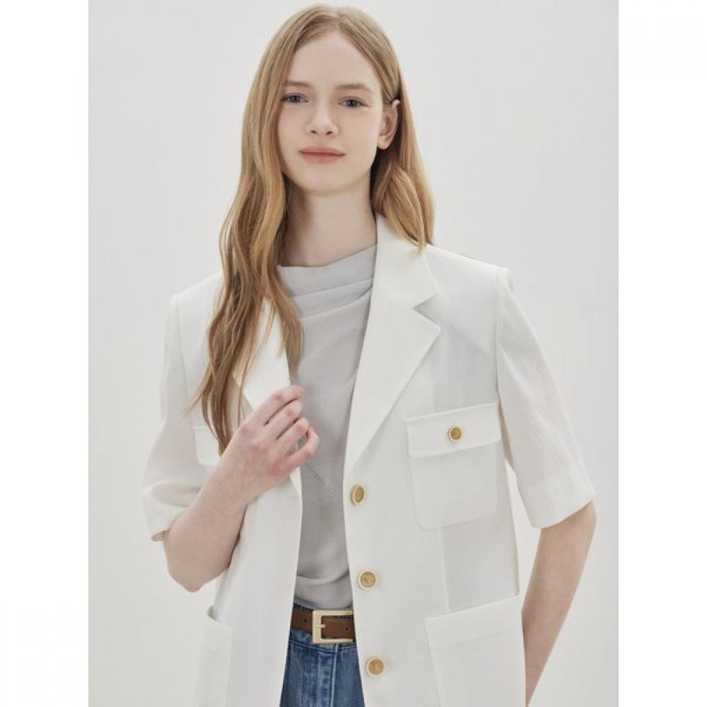 Cc Collect. Half Sleeve Out Pocket Point Jacket C262msf039