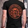 Skull Rose Gothic Graphic T-Shirt Dark Aesthetic Streetwear Tee Back Print