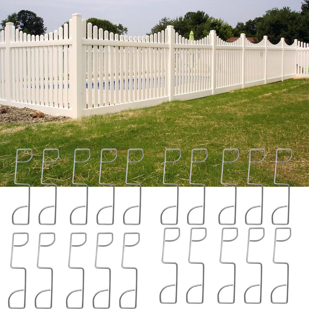 25Pcs/set Fence Panel Clips Fence Panel Wedges to Stop Fence Panels Rattling Fence Wedges to Stop Banging Panels