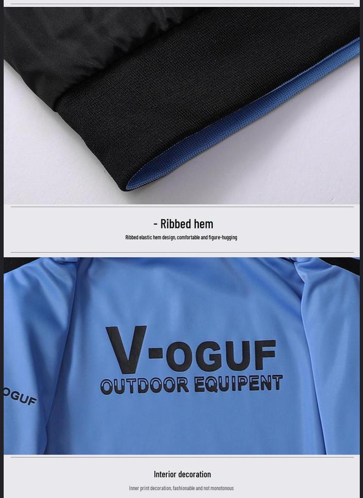 Men's Reversible Windproof Jacket: Double-Sided Wear, Casual, Loose Fit, Plus Size, Single-Layer for Spring & Autumn.