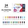 Paul Rubens Soft Oil Pastel Set 24/36/60/72 Vibrant Colors Creamy Texture Bullet Heads For Artists, Painting, Drawing, Beginners