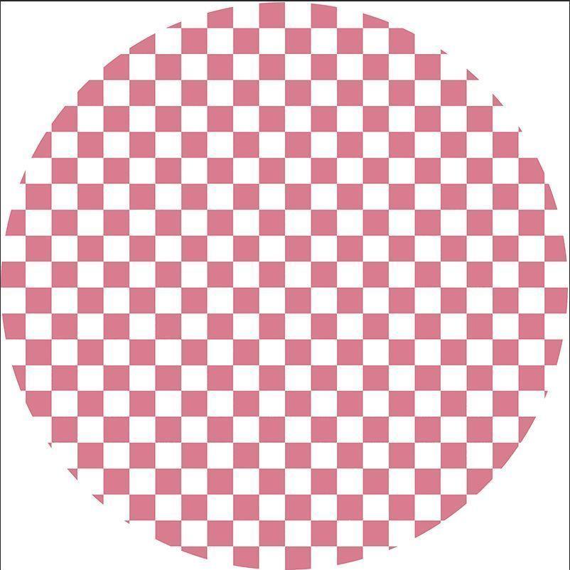 Round Checkerboard Carpet Dresser Thickened Carpet Home Living Room Bedroom Bedside Large Area Carpets Fluffy Soft Non-slip Rug