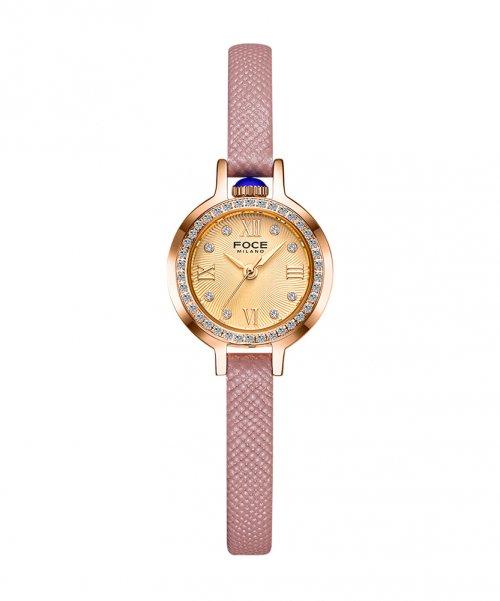[FOCE LADY] FOCE LADY 22.5mm Women s Leather Watch FM1927L-RG FREE