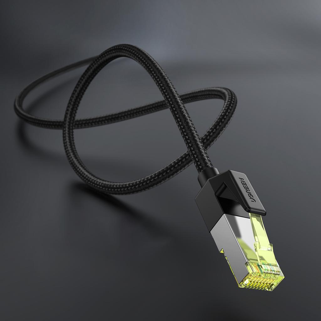 Ethernet Patch Cord Cable RJ45 Cat 7 10 Gbps 3m - Black
