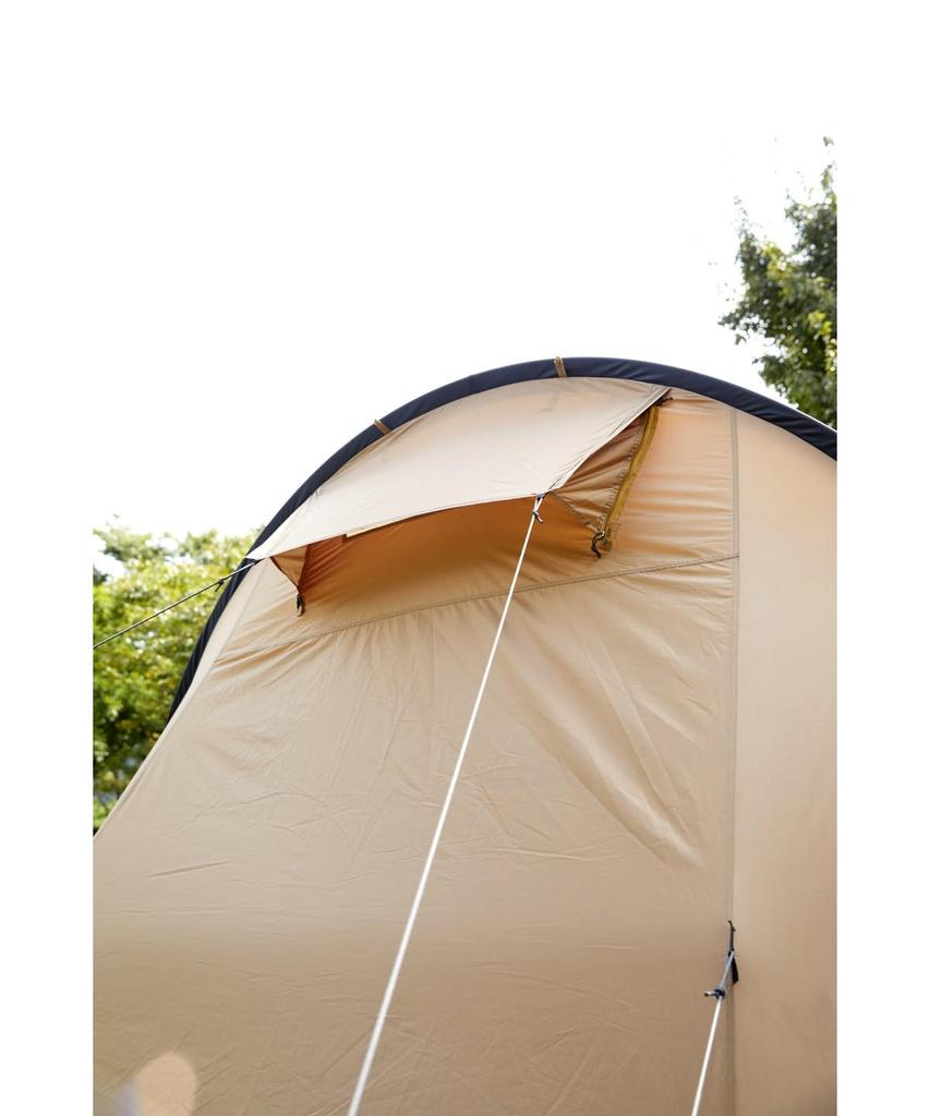 Tunnel Tres Arch Tent VP160101J01 500 x 250 x with Includes 1 Inner Storage Bag Included [Visionpeaks] Tent, 2-3 Person, 2-Room Coyote, Approx.