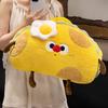 Cartoon Dog Bread Plush Toy Brown Cute Sofa Cushion Cookie Throw Pillow Doll Festival Birthday Gift