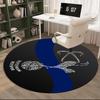 Tottenham F.C Round Rug for Livingroom,Bedroom, Palyroom, Chair Rug, Area Rug, Circle Carpet, Large Size Fan Christmas Gift