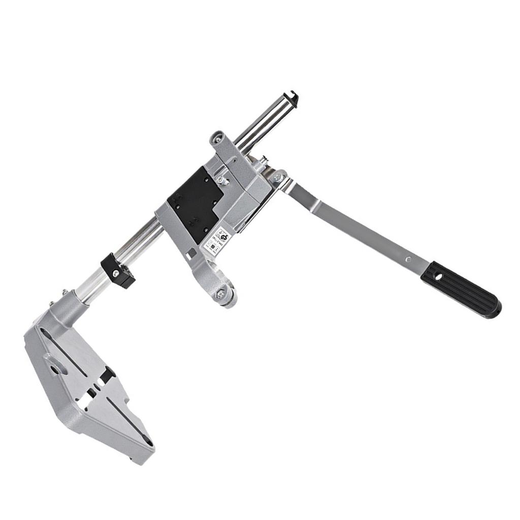 Drill Press Stand Bench Clamp Tool for Hand Drill Workstation   Benchtop Single Hole Table Repair Tool with Aluminum Base Compatible Portable
