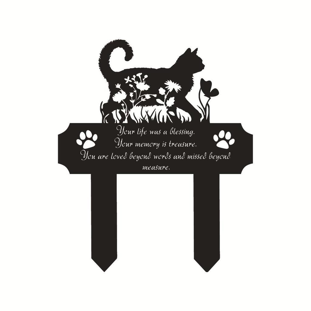 Animal Wrought Iron Floor Silhouette for Outdoor Courtyard and Lawn Decoration