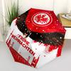 1 PC Automatic Folding Umbrella - Frankfurt Football Pattern Portable Foldable Design With 8 Ribs Christmas Birthday Gifts