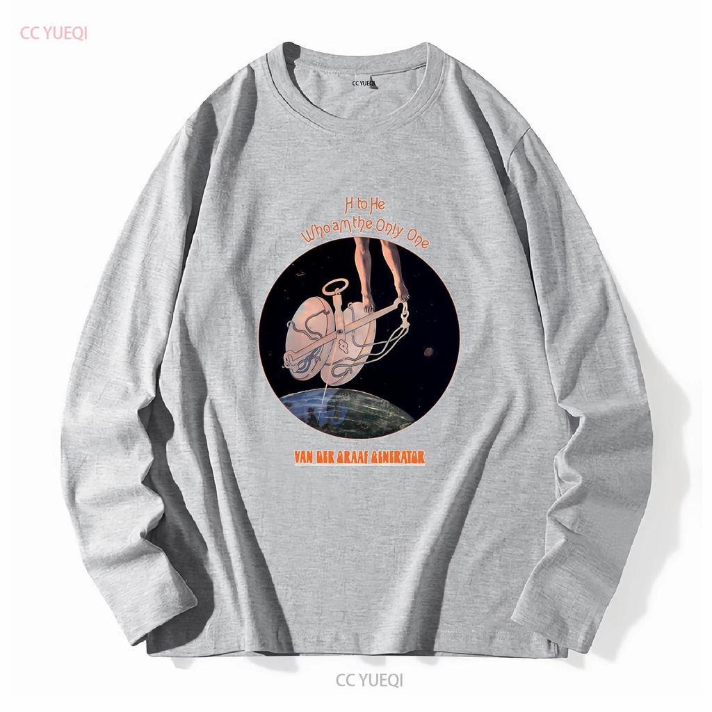 Van der Graaf Generator H to He Who Am the Only One Klasické tričko s dlouhým nebo krátkým rukávem vintage prané unisex mírně