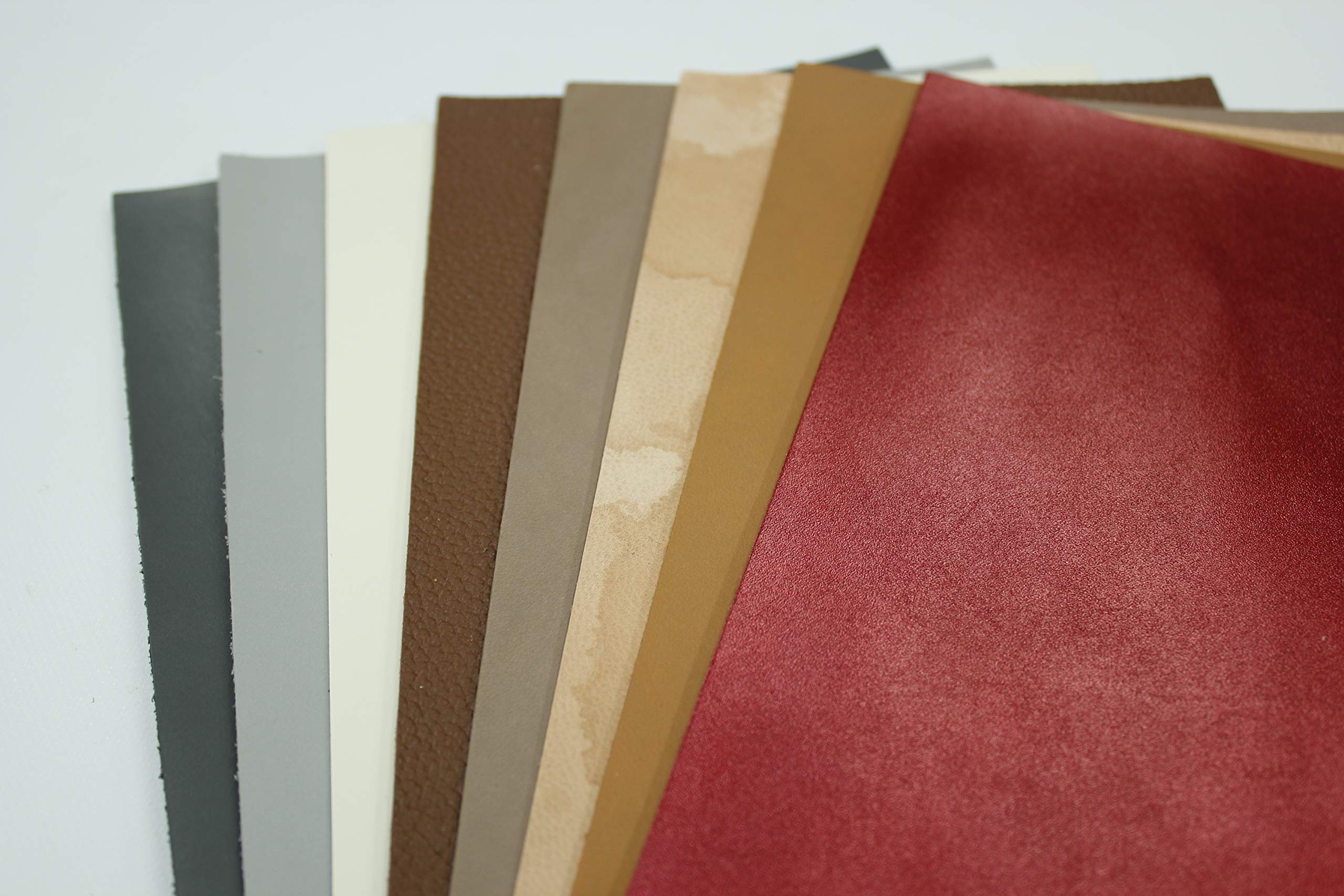 

10cube Leathermart Набор обрезков кожи для рукоделия x 8 Натуральная кожа (Листы формата А4, в ассортименте)