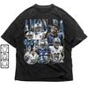 Amon-Ra St. Braunes Fußball-Komfortfarben-Shirt