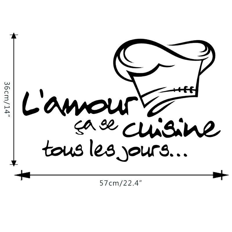 

1pc Lamour Love Carved Wall Stickers Kitchen French Romantic Bedroom Living Room Kitchen Decoration Restaurant Cafe Tea Stickers
