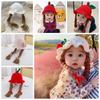 Handmade Baby Hat Wig Warm Newborn Braid Wig Cap Infant Knitted Hat Wig  Photography Props