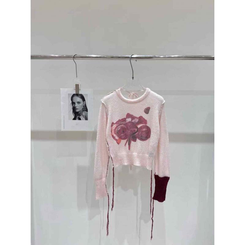 Autumn/Winter 2025 Wool Mohair Sweet Rose Knitwear