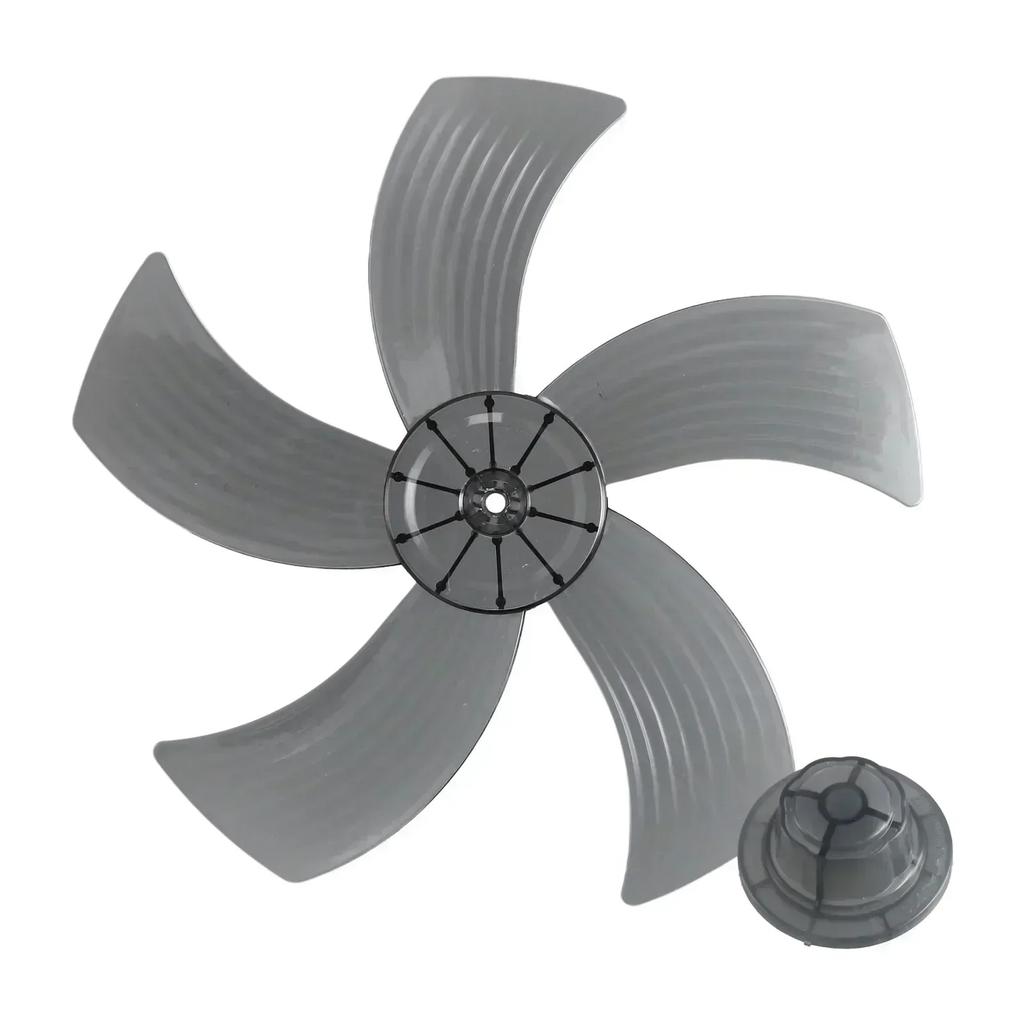 Fan Blade With Nut Cover 14 Inch Fan Blade Home Use Household Desk Fan Accessories High Temperature Resistance