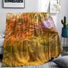 1Pc Elden Ring Print Flannel Blanket, High Quality Comfortable for All Seasons, Home Decor, Warmth and Comfort, Perfect for Christmas Gifts
