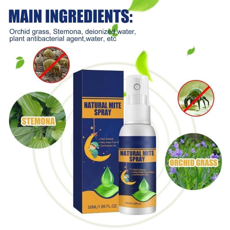 Bed Insect Defense Sprayer 50ml Safe Use Natural Insect Removal Bed Insect Sprayer for Mattresses Household Gadgets Accessories