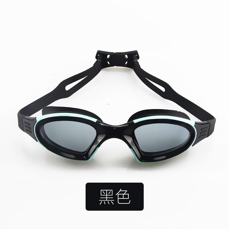 Waterproof and anti-fog high-definition lenses swimming goggles, fashionable new product, unisex waterproof and anti-fog swimming goggles чёрный