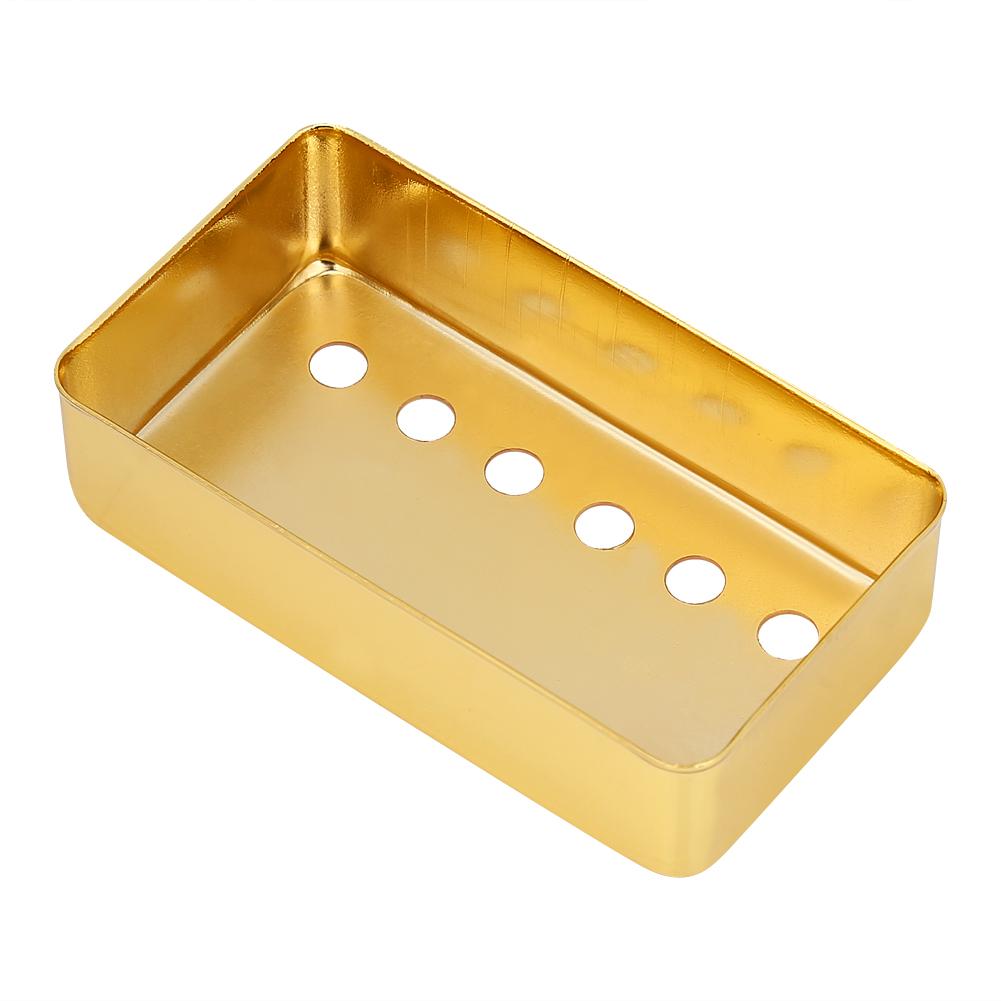 2pcs Set Guitar Pickup Case Brass Humbucker Cover for Neck & Bridge of Electric Guitars Golden