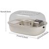 Double Layer Hamster Cage,Large Space VisibleSmall Animal Carrier Breathable Translucent PetTransport Box for Animal Transport