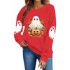 Women's Casual Halloween Hoodie Pullover Sweatshirt Long Sleeve for Holiday Party and Everyday Wear